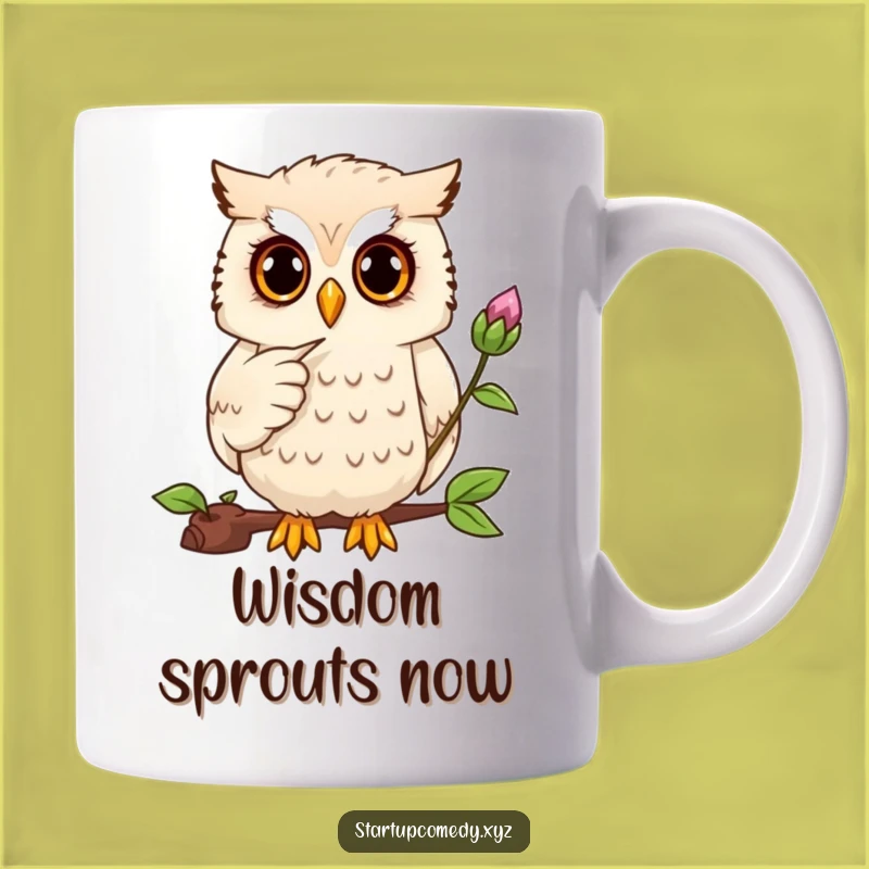Funny Owl Gardener Mug - Wise Mentor Gift for Plant Lovers!
